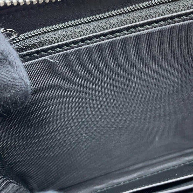 グッチ 長財布 GGスプリーム アラベスク 410102 GUCCI ラウンドファスナー 財布 黒