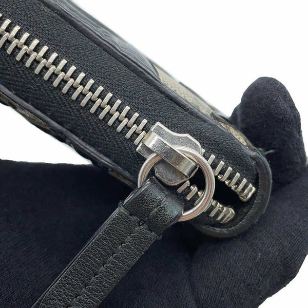 グッチ 長財布 GGスプリーム アラベスク 410102 GUCCI ラウンドファスナー 財布 黒
