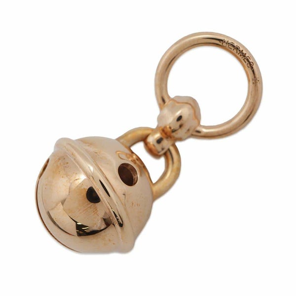 エルメス スカーフリング ツイリーリング ベル ピンクゴールド金具 HERMES アクセサリー 鈴