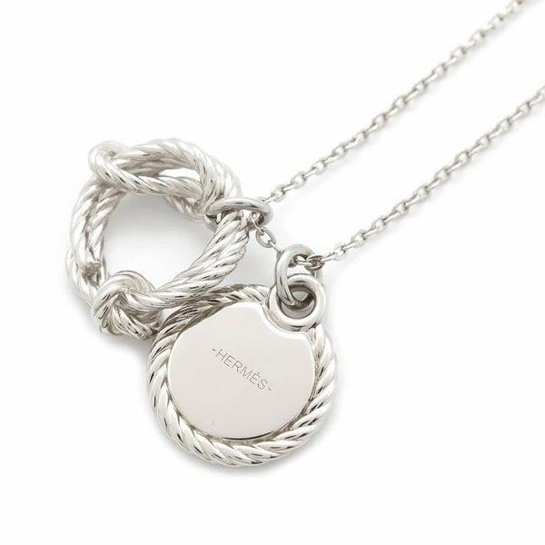 エルメス ネックレス コルダージュ ロープ HERMES アクセサリー シルバー
