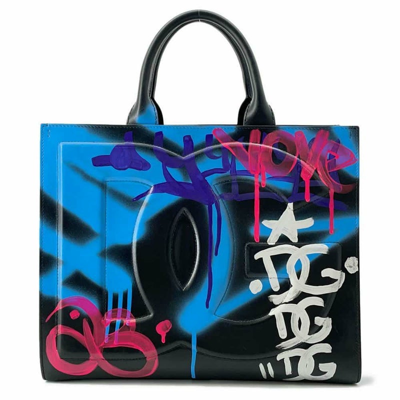 ドルチェ&ガッバーナ トートバッグ DGデイリー レザー BM7277 AE770 DOLCE&GABBANA 黒