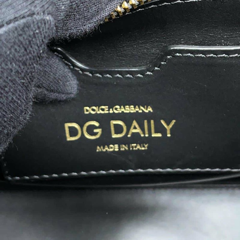 ドルチェ&ガッバーナ トートバッグ DGデイリー レザー BM7277 AE770 DOLCE&GABBANA 黒