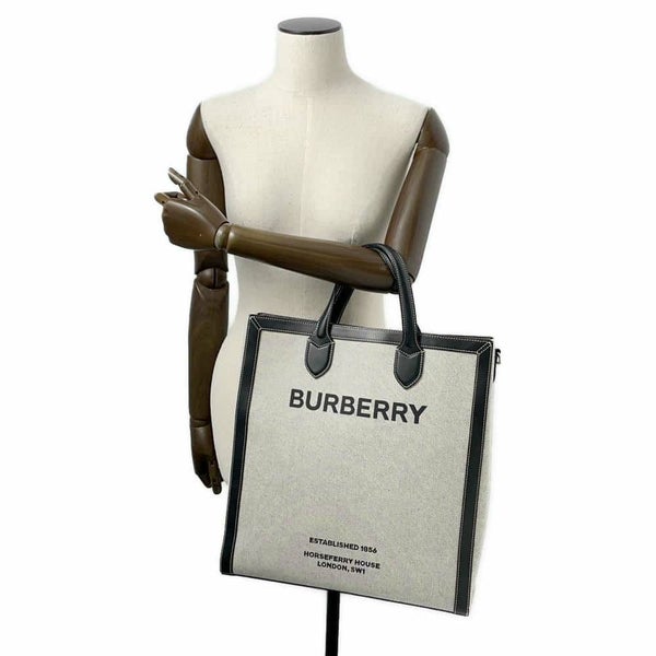 バーバリー トートバッグ ホースフェリープリント 8037936 BURBERRY 2wayショルダーバッグ 黒