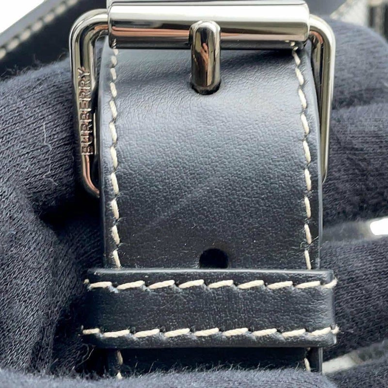 バーバリー トートバッグ ホースフェリープリント 8037936 BURBERRY 2wayショルダーバッグ 黒