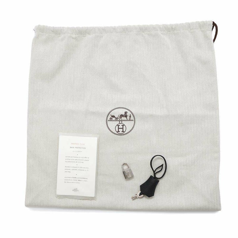 エルメス バーキン30 ブラック/シルバー金具 トゴ □N刻印 HERMES Birkin ハンドバッグ 黒