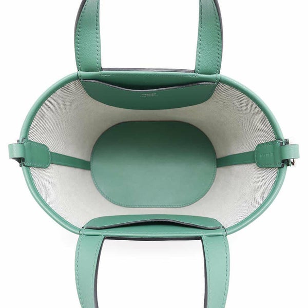 エルメス トートバッグ インザループ 18 ヴェールヴェルティゴ/ホワイト/ブラック/シルバー金具 トワルアッシュ/スイフト W刻印