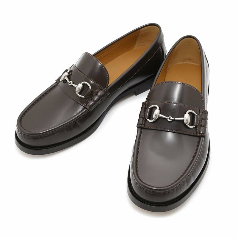 グッチ ローファー ホースビット レザー メンズサイズ9 GUCCI 靴