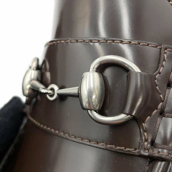 グッチ ローファー ホースビット レザー メンズサイズ9 GUCCI 靴