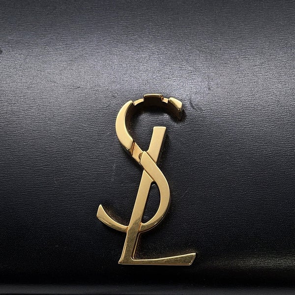 サンローランパリ ハンドバッグ カサンドラ ミニ トップハンドル レザー 623930 SAINT LAURENT PARIS ２wayショルダー 黒
