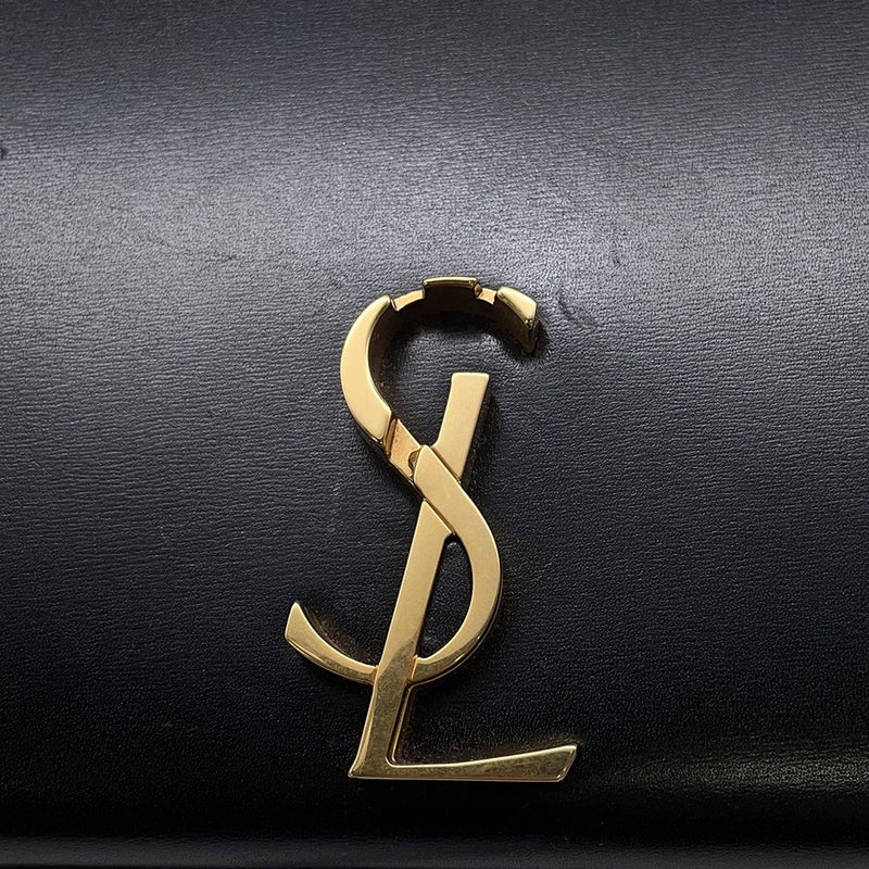 サンローランパリ ハンドバッグ カサンドラ ミニ トップハンドル レザー 623930 SAINT LAURENT PARIS ２wayショルダー 黒