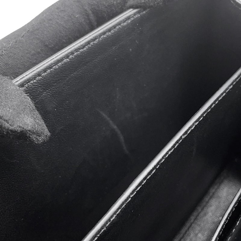 サンローランパリ ハンドバッグ カサンドラ ミニ トップハンドル レザー 623930 SAINT LAURENT PARIS ２wayショルダー 黒
