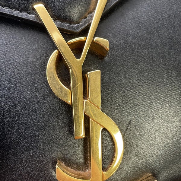 サンローランパリ ハンドバッグ カサンドラ ミニ トップハンドル レザー 623930 SAINT LAURENT PARIS ２wayショルダー 黒