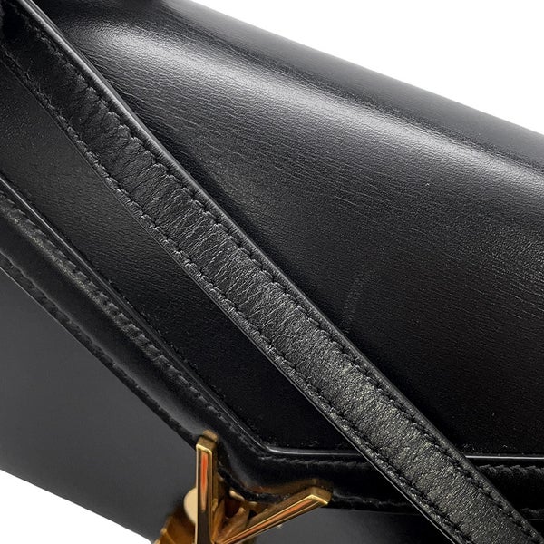 サンローランパリ ハンドバッグ カサンドラ ミニ トップハンドル レザー 623930 SAINT LAURENT PARIS ２wayショルダー 黒