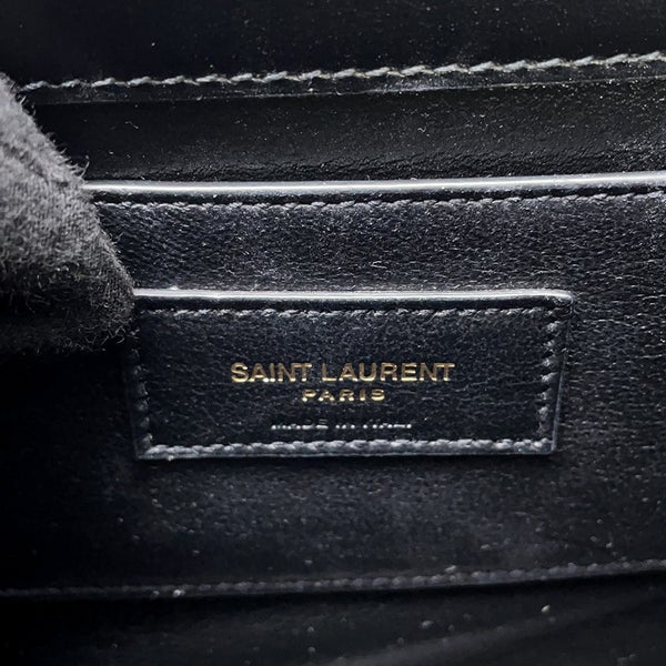 サンローランパリ ハンドバッグ カサンドラ ミニ トップハンドル レザー 623930 SAINT LAURENT PARIS ２wayショルダー 黒