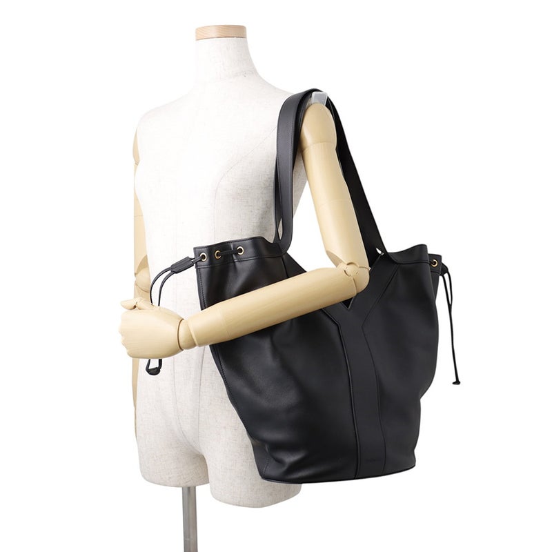 サンローランパリ トートバッグ Yホーボー カーフレザー 833160 SAINT LAURENT PARIS 黒