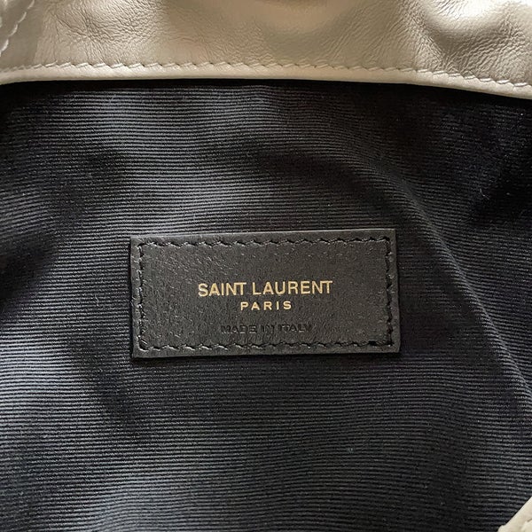 サンローランパリ チェーンショルダーバッグ ジェイミー 4.3 ラムスキン 781666 SAINT LAURENT PARIS 白