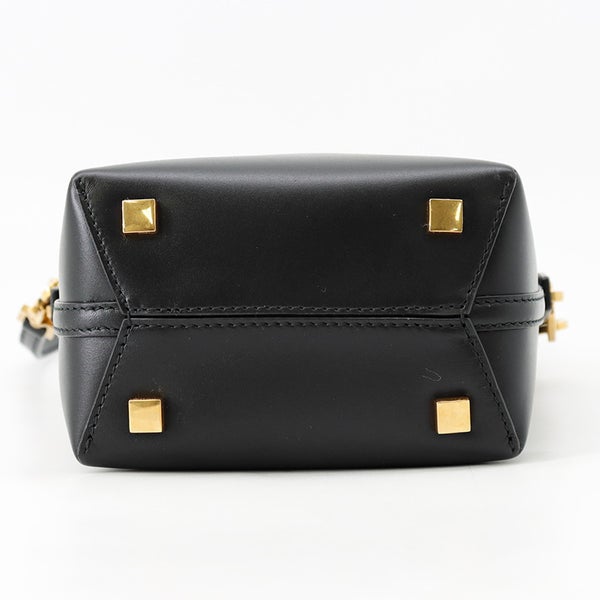 サンローランパリ ハンドバッグ LE 37 ミニ バケットバッグ カーフレザー 765870 SAINT LAURENT PARIS 黒 2way