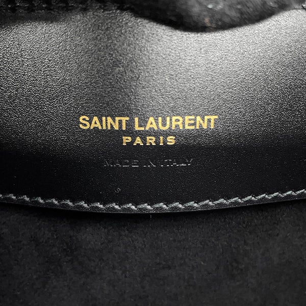 サンローランパリ ハンドバッグ LE 37 ミニ バケットバッグ カーフレザー 765870 SAINT LAURENT PARIS 黒 2way
