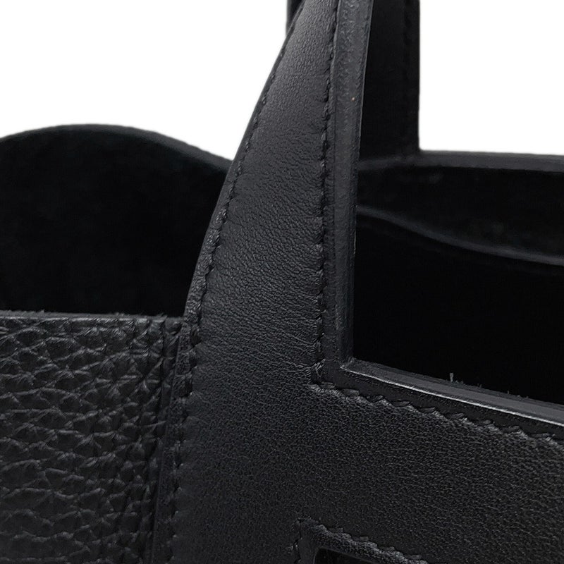 エルメス トートバッグ インザループ 18 ブラック/ゴールド金具 トリヨンクレマンス/スイフト B刻印 黒