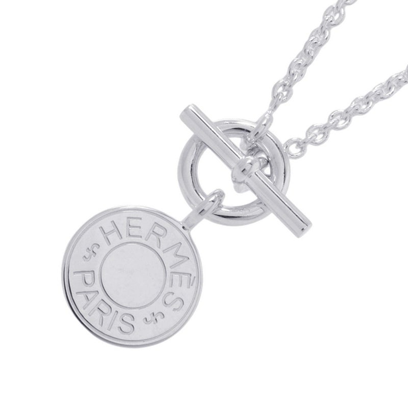 エルメス ネックレス アミュレット H エクスリブリス コンフェッティ セリエ SV925シルバー HERMES ジュエリー