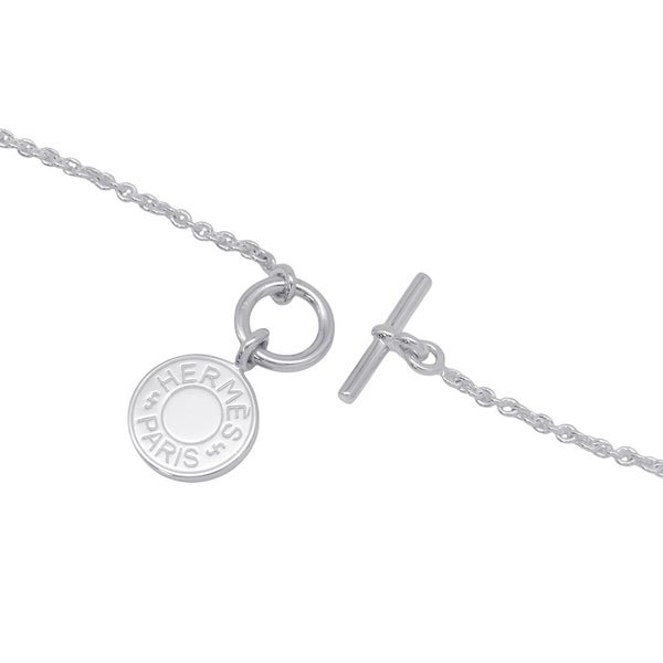 エルメス ネックレス アミュレット H エクスリブリス コンフェッティ セリエ SV925シルバー HERMES ジュエリー