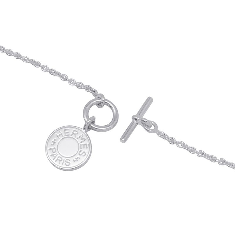 エルメス ネックレス アミュレット H エクスリブリス コンフェッティ セリエ SV925シルバー HERMES ジュエリー