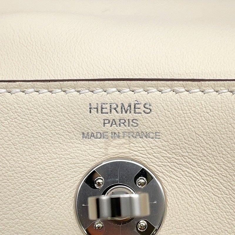 エルメス ハンドバッグ リンディ ミニ ナタ/シルバー金具 スイフト K刻印 HERMES バッグ 2wayショルダーバッグ