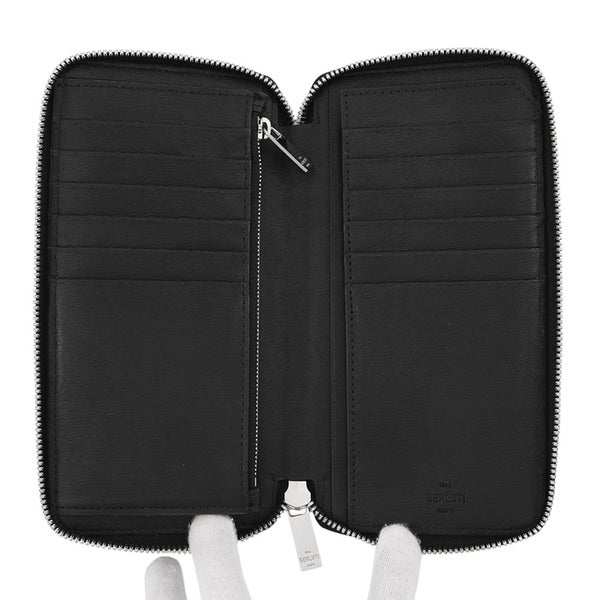 ベルルッティ 長財布 イタウバ バーティカル ロングウォレット レザー Berluti メンズ 黒