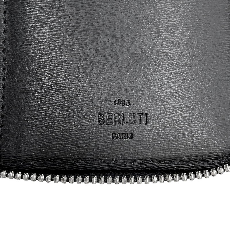 ベルルッティ 長財布 イタウバ バーティカル ロングウォレット レザー Berluti メンズ 黒