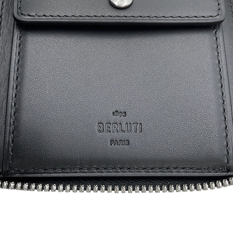 ベルルッティ 二つ折り財布 イタウバ スクエア コンパクトウォレット レザー Berluti