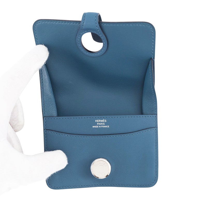 エルメス コインケース ドゴン コルヴェール/シルバー金具 スイフト X刻印 HERMES 財布 小銭入れ
