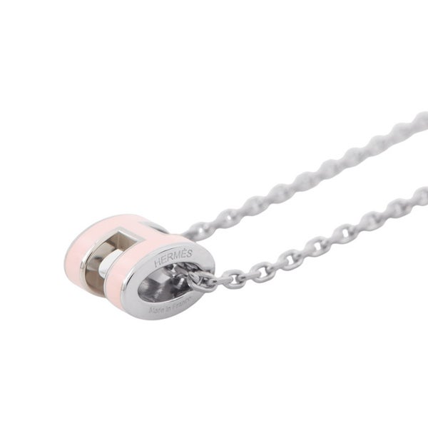 エルメス ネックレス ミニ・ポップアッシュ ローズドラジェ/シルバー金具 HERMES アクセサリー