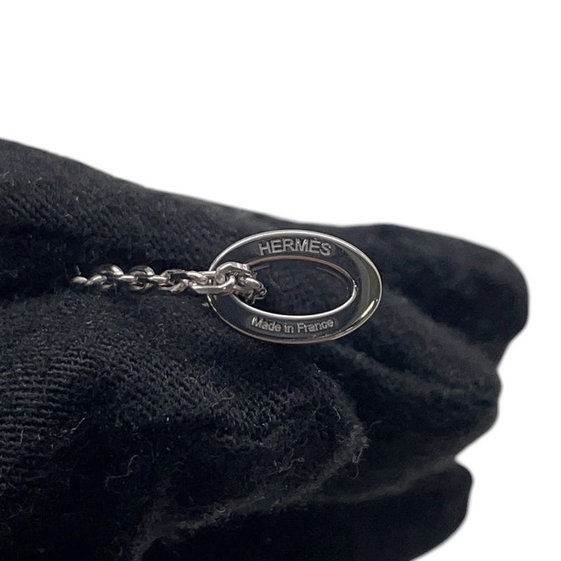 エルメス ネックレス ミニ・ポップアッシュ ローズドラジェ/シルバー金具 HERMES アクセサリー