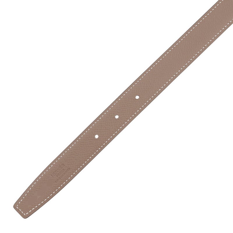 エルメス ベルト ミニコンスタンス Hベルト リバーシブル サイズ80 ブラック/エトゥープ/シルバー金具  スイフト/エプソン W刻印 黒