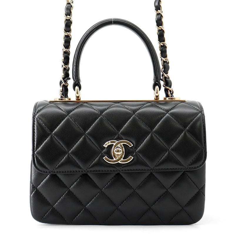 シャネル ハンドバッグ ココマーク マトラッセ A92236 CHANEL バッグ 2wayショルダーバッグ 黒