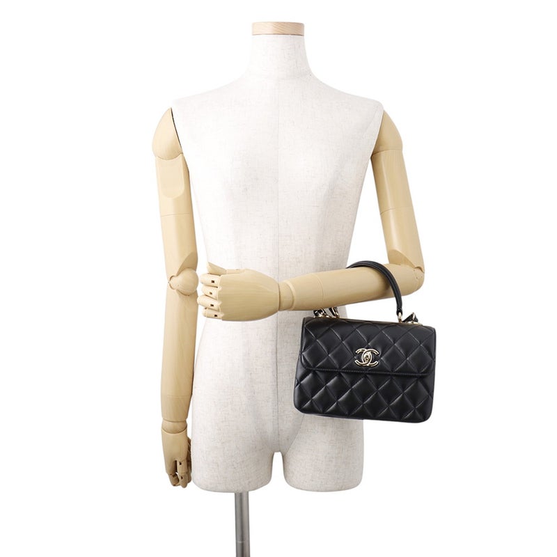 シャネル ハンドバッグ ココマーク マトラッセ A92236 CHANEL バッグ 2wayショルダーバッグ 黒
