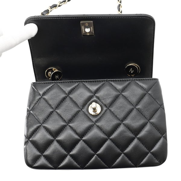 シャネル ハンドバッグ ココマーク マトラッセ A92236 CHANEL バッグ 2wayショルダーバッグ 黒