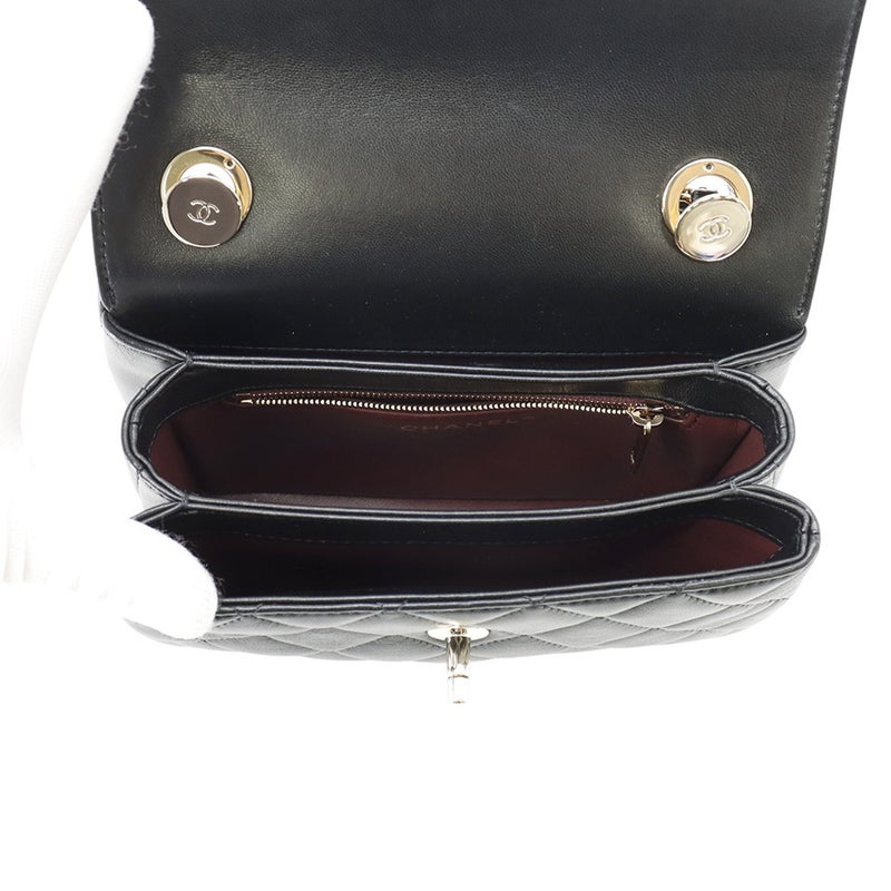 シャネル ハンドバッグ ココマーク マトラッセ A92236 CHANEL バッグ 2wayショルダーバッグ 黒