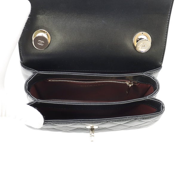 シャネル ハンドバッグ ココマーク マトラッセ A92236 CHANEL バッグ 2wayショルダーバッグ 黒