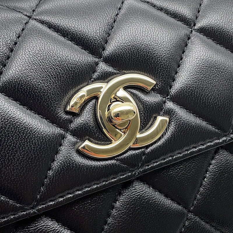 シャネル ハンドバッグ ココマーク マトラッセ A92236 CHANEL バッグ 2wayショルダーバッグ 黒