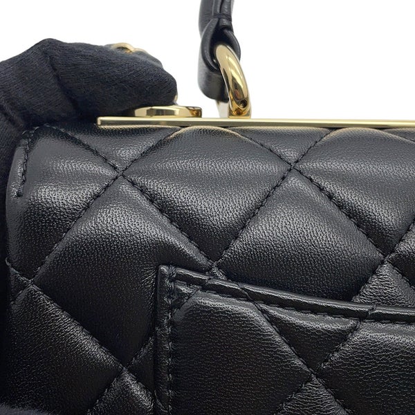シャネル ハンドバッグ ココマーク マトラッセ A92236 CHANEL バッグ 2wayショルダーバッグ 黒