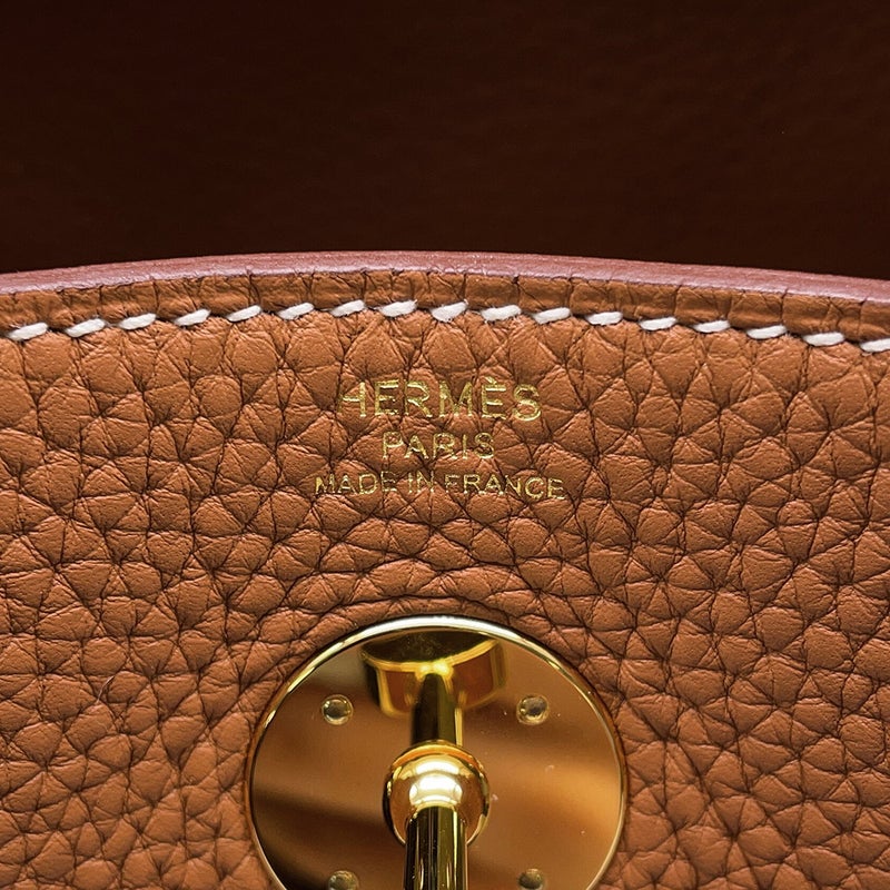 エルメス ハンドバッグ リンディ26  ゴールド/ゴールド金具 トリヨンクレマンス K刻印 HERMES 2way ショルダーバッグ