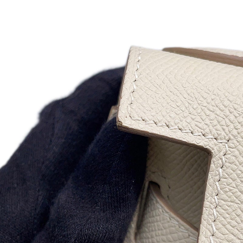 エルメス ハンドバッグ ケリー28 外縫い クレ/ゴールド金具 エプソン A刻印 HERMES Kelly 2wayバッグ