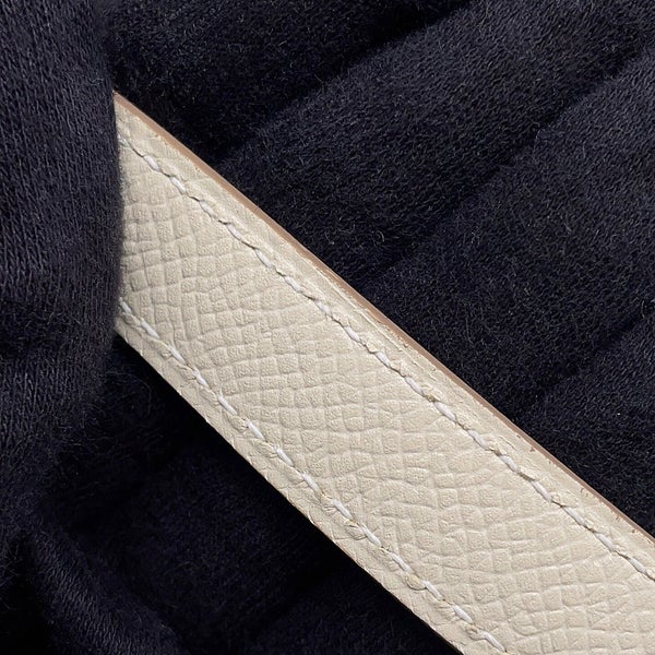 エルメス ハンドバッグ ケリー28 外縫い クレ/ゴールド金具 エプソン A刻印 HERMES Kelly 2wayバッグ