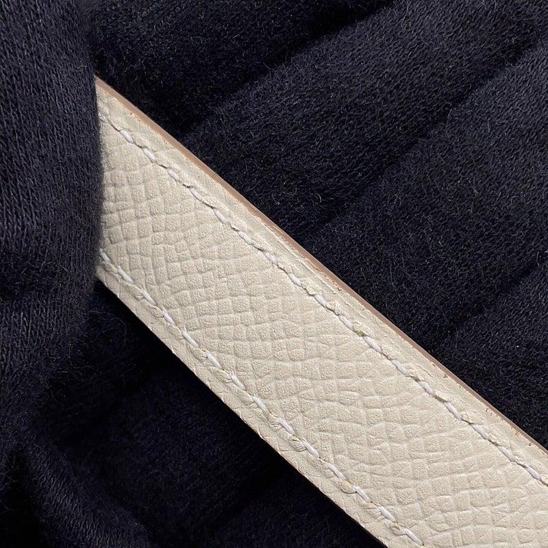エルメス ハンドバッグ ケリー28 外縫い クレ/ゴールド金具 エプソン A刻印 HERMES Kelly 2wayバッグ