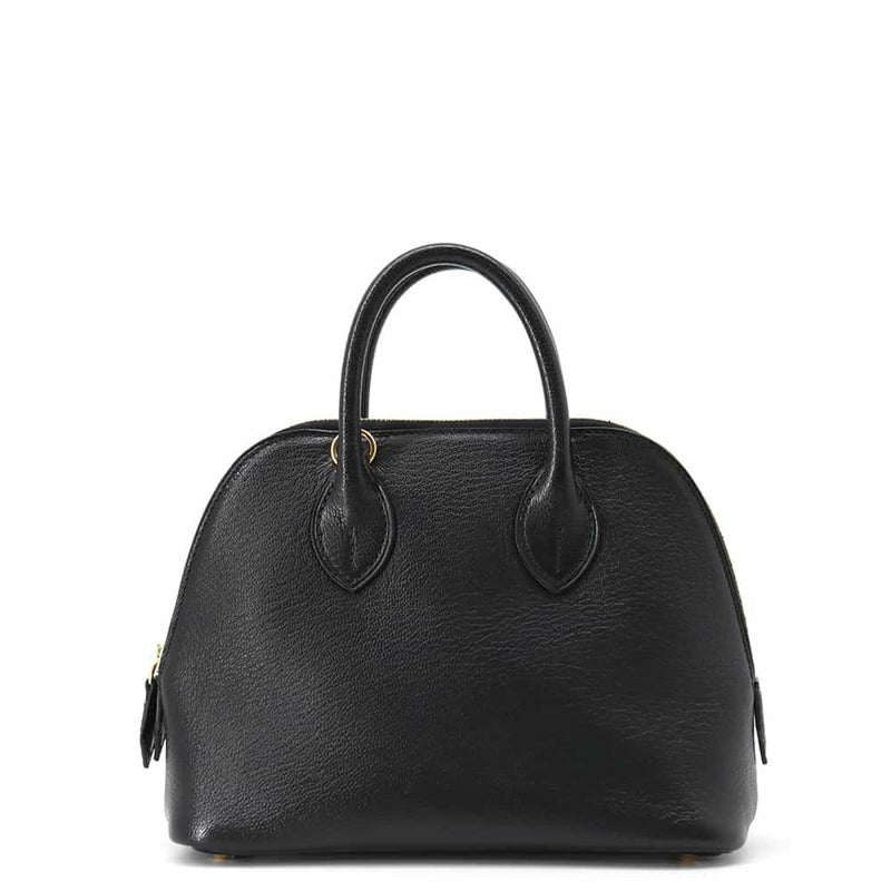 エルメス ボリード1923 ミニ ブラック/ゴールド金具 シェブルミゾル A刻印 2wayショルダー 黒