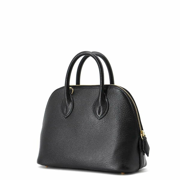 エルメス ボリード1923 ミニ ブラック/ゴールド金具 シェブルミゾル A刻印 2wayショルダー 黒