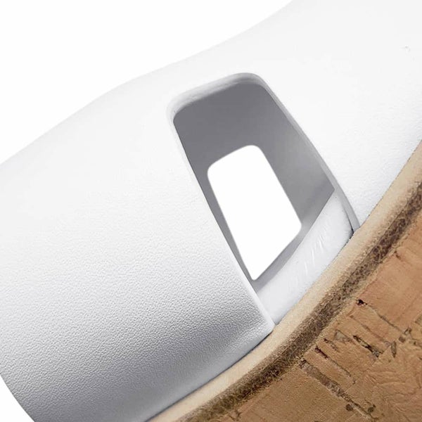 エルメス サンダル エズ 30 Eze レザー レディースサイズ34 HERMES 靴 白