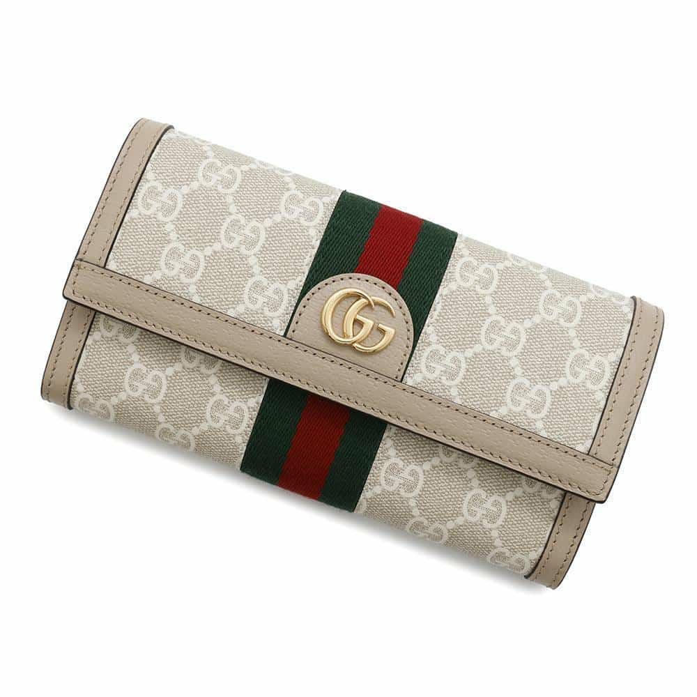 GUCCI グッチ/オフィディアGGスプリーム コンチネンタルウォレット/523153/214*/Bランク/52【中古】 GUCCI（グッチ） 財布 オフィディア GGコンチネンタルウォレット