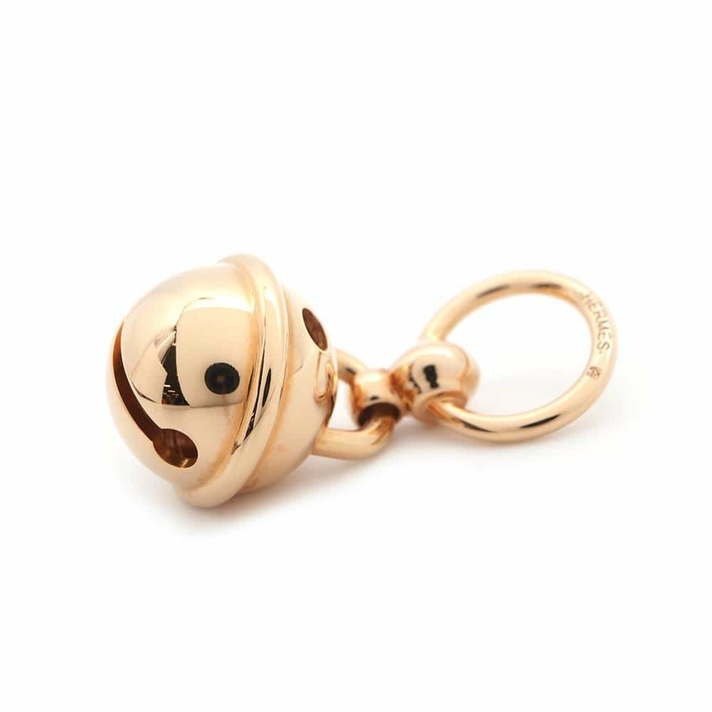 エルメス スカーフリング ツイリーリング ベル ピンクゴールド金具